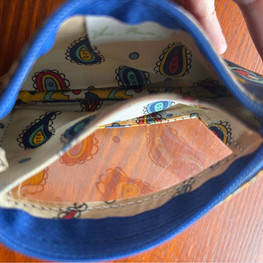 Vera Bradley Marina Paisley Coin Purse Clip ID Case - Picture 4 of 4
